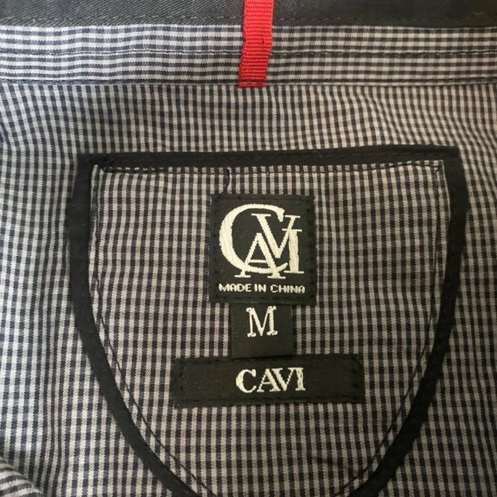 Men's Gray Button-Up Shirt CAVI M - Picture 7 of 7